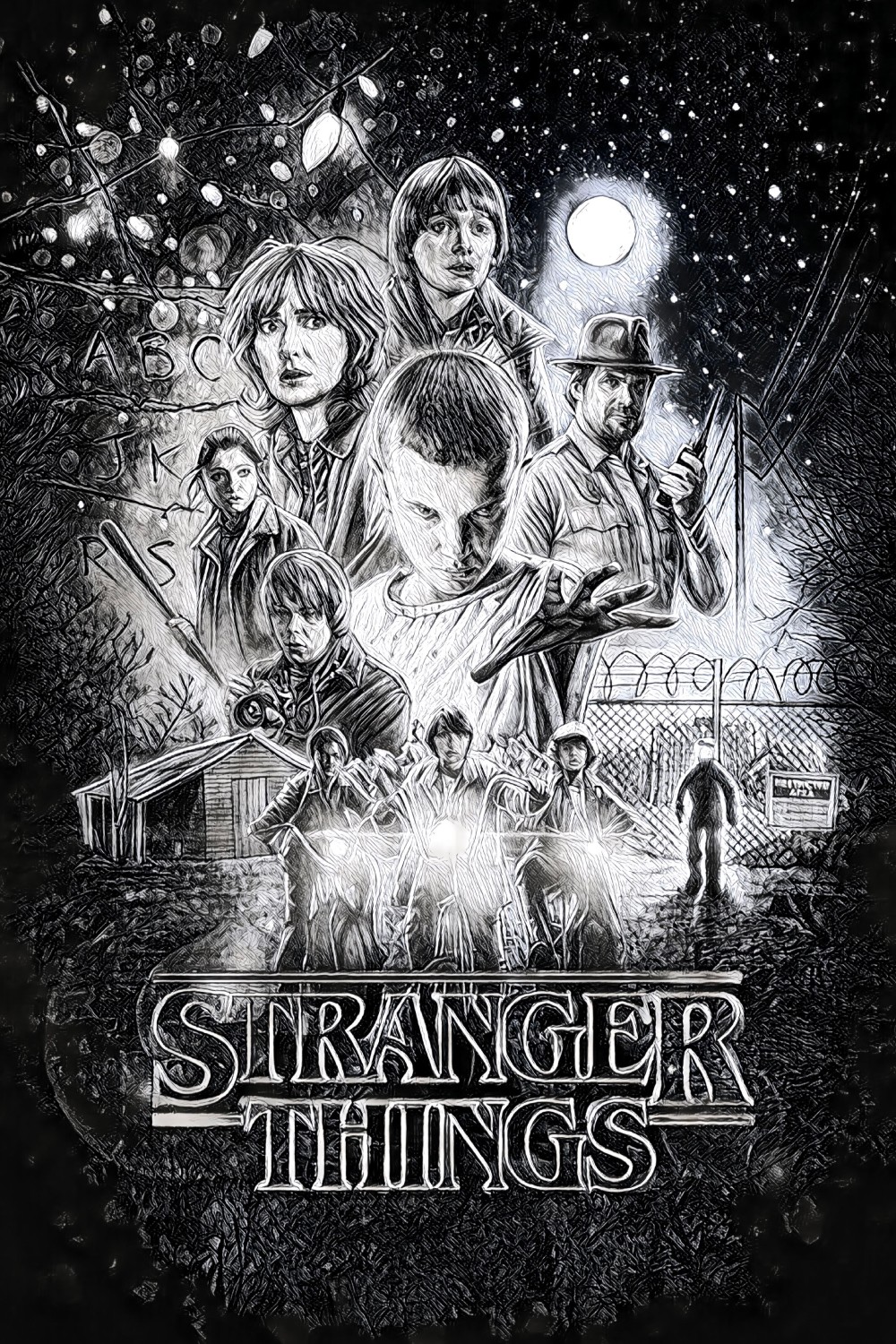 Stranger Things TV series poster art